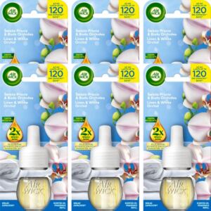Air Wick Zapas Wkład do Odświeżacza Świeże Pranie Biała Orchidea 19ml x6
