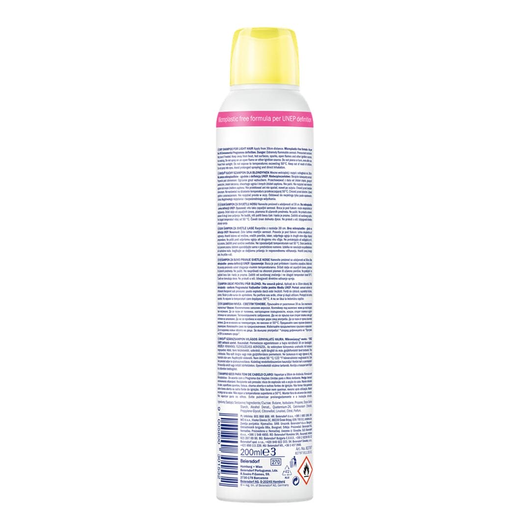 NIVEA Fresh & Mild Suchy szampon dla blondynek 200 ml - obrazek 2