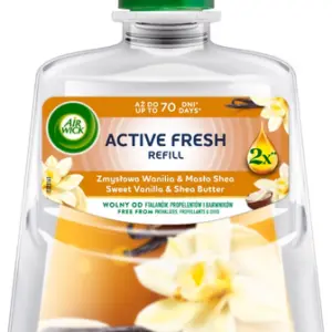AIR WICK Active Fresh odświeżacz wkład Zmysłowa Wanilia & Masło Shea 228ml