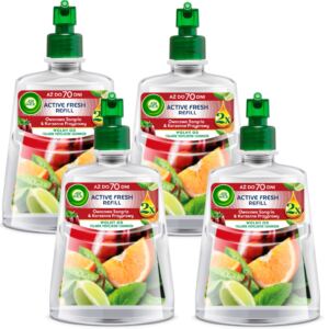 AIR WICK ACTIVE FRESH ZESTAW WKŁADY DO ODŚWIEŻACZA OWOCOWA SANGRIA 4X228 ML