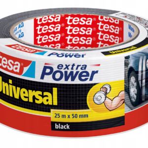 Tesa Taśma naprawcza samoprzylepna klejąca extraPower czarna 25m x 50mm