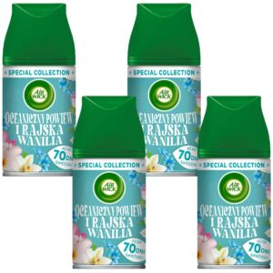 Air Wick Freshmatic Wkłady Odświeżacz Oceaniczny Powiew Rajska Wanilia x4
