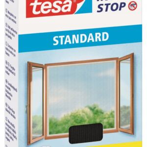 TESA STANDARD Moskitiera okienna na rzep Siatka na okno 110cm x 130cm