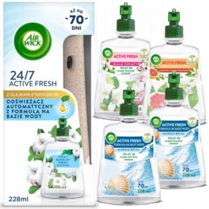 AIR WICK AUTOMATYCZNY ODŚWIEŻACZ POWIETRZA + 5X WKŁAD 228ML ZESTAW MIX
