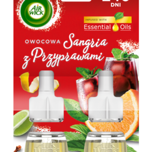 Air Wick Wkład Do odświeżacza powietrza Owocowa Sangria Przyprawami 19ml x2