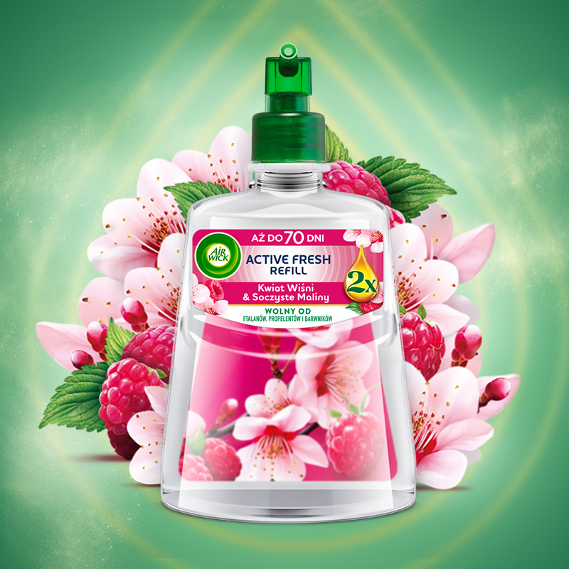 Air Wick Active Fresh Odświeżacz Wkład MIX 228ml x3 - obrazek 3