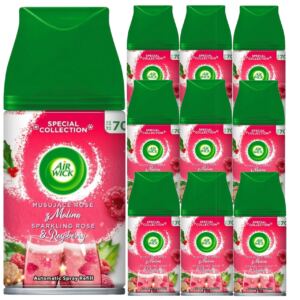 AIR WICK WKŁADY DO ODŚWIEŻACZA POWIETRZA Musujące Rosè z Maliną 10X 250ML