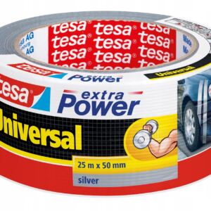 Tesa Taśma naprawcza samoprzylepna klejąca extraPower srebrna 25m x 50mm