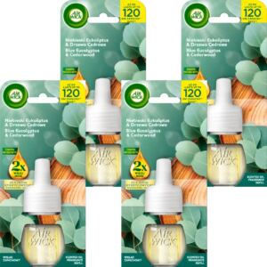 Air Wick Zapas Wkład Zapachowy Niebieski Eukaliptus Drzewo Cedrowe 19ml x4