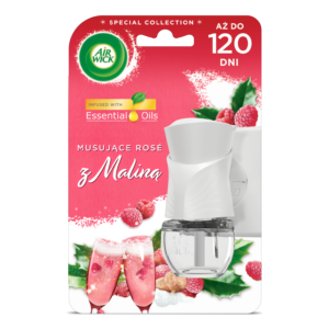 Air Wick Elektryczny Odświeżacz Powietrza Musujące Rose z Maliną 19 ml