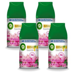 AIR WICK WKŁADY DO ODŚWIEŻACZA POWIETRZA MAGNOLIA I KWIAT WIŚNI 4X 250ML