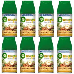 AIR WICK WKŁADY DO ODŚWIEŻACZA POWIETRZA ZAPACH ZMYSŁOWA WANILIA 8X 250ML