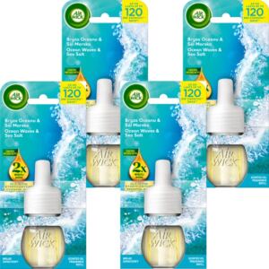 Air Wick Zapas Wkład do Odświeżacza Powietrza Bryza Oceanu Sól Morska 4szt