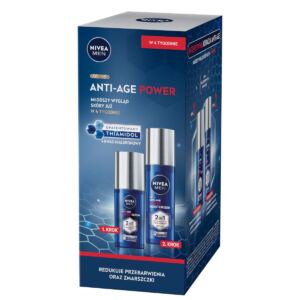 NIVEA MEN Anti-Age Power Krem SPF30 50ml + Serum na przebarwienia 30ml