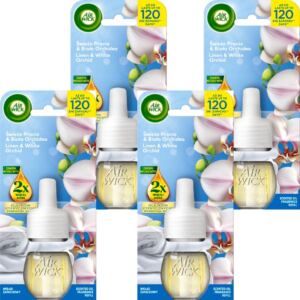 Air Wick Zapas Wkład do Odświeżacza Świeże Pranie Biała Orchidea 19ml x4