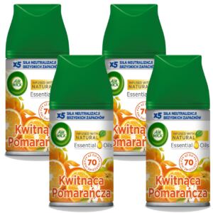 AIR WICK WKŁADY DO ODŚWIEŻACZA POWIETRZA KWITNĄCA POMARAŃCZA 4X 250ML