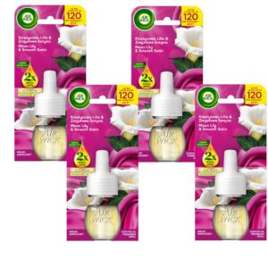 Air Wick Electrical Księżycowa Lilia Otulona Satyną Odświeżacz 19ml x4