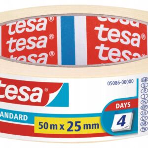 TESA Taśma maskująca malarska Masking Tape standard 50m x 25mm