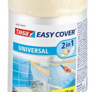 TESA Easy Cover Economy Folia maskująca malarska z taśmą 25m x 55cm
