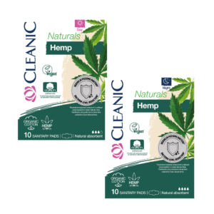 CLEANIC Naturals Organic Night & Day Podpaski Higieniczne dla kobiet zestaw