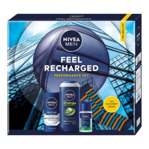 NIVEA MEN XMAS Męski zestaw prezentowy kosmetyków Feel recharged