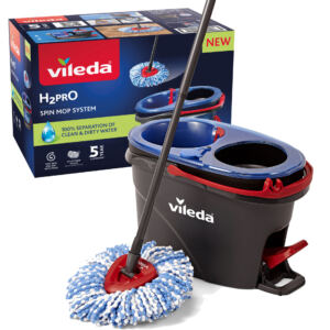 Vileda Mop Okrągły Obrotowy TURBO H2PRO Dwukomorowy