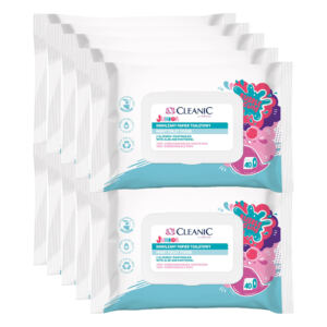 10x Papier nawilżany Cleanic Junior 40 szt.