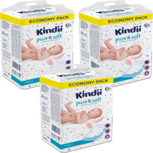 3 x KINDII PURE & SOFT Podkłady do Przewijania Higieniczne