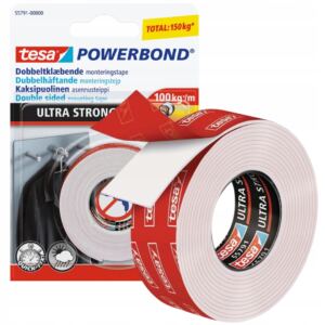 TESA DWUSTRONNA TAŚMA MONTAŻOWA POWERBOND ULTRA STRONG 1,5M X 19MM MOCNA