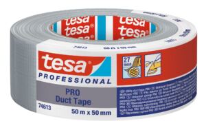 tesa Taśma naprawcza Duct Tape srebrna wodoodporna materiałowa 50m x 50mm