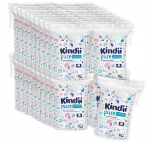 20 x PŁATKI DLA NIEMOWLĄT KINDII PURE 60 szt