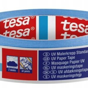 TESA Taśma maskująca malarska na zewnątrz odporna na UV 50mx25mm niebieska