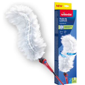 Vileda Miotełka do Kurzu z Długą Rączką + 1 wkład Flex & Catch
