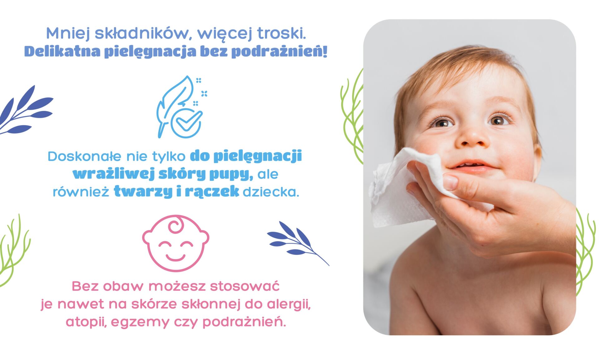 Kindii 99,9% Water Care Chusteczki nawilżane dla dzieci i niemowląt, 60 szt - obrazek 4
