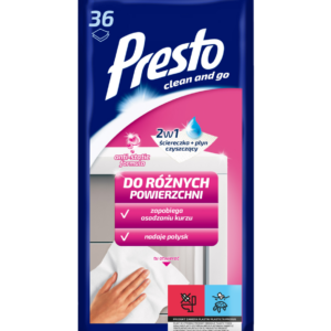 027447 HH Ściereczki Presto do różnych powierzchni 36 szt.