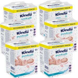 KINDII PURE & SOFT Podkłady do Przewijania Higieniczne x 6