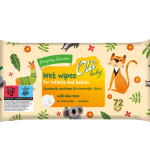 035213 HH Chusteczki dla niemowląt i dzieci Ola Everyday Sensitive 72 szt