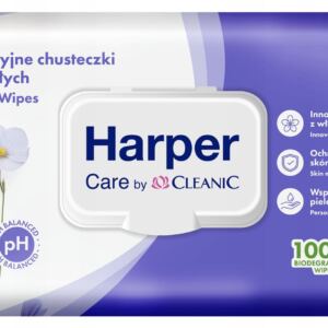 Harper Care by Cleanic Pielęgnacyjne chusteczki dla dorosłych, 60 szt.