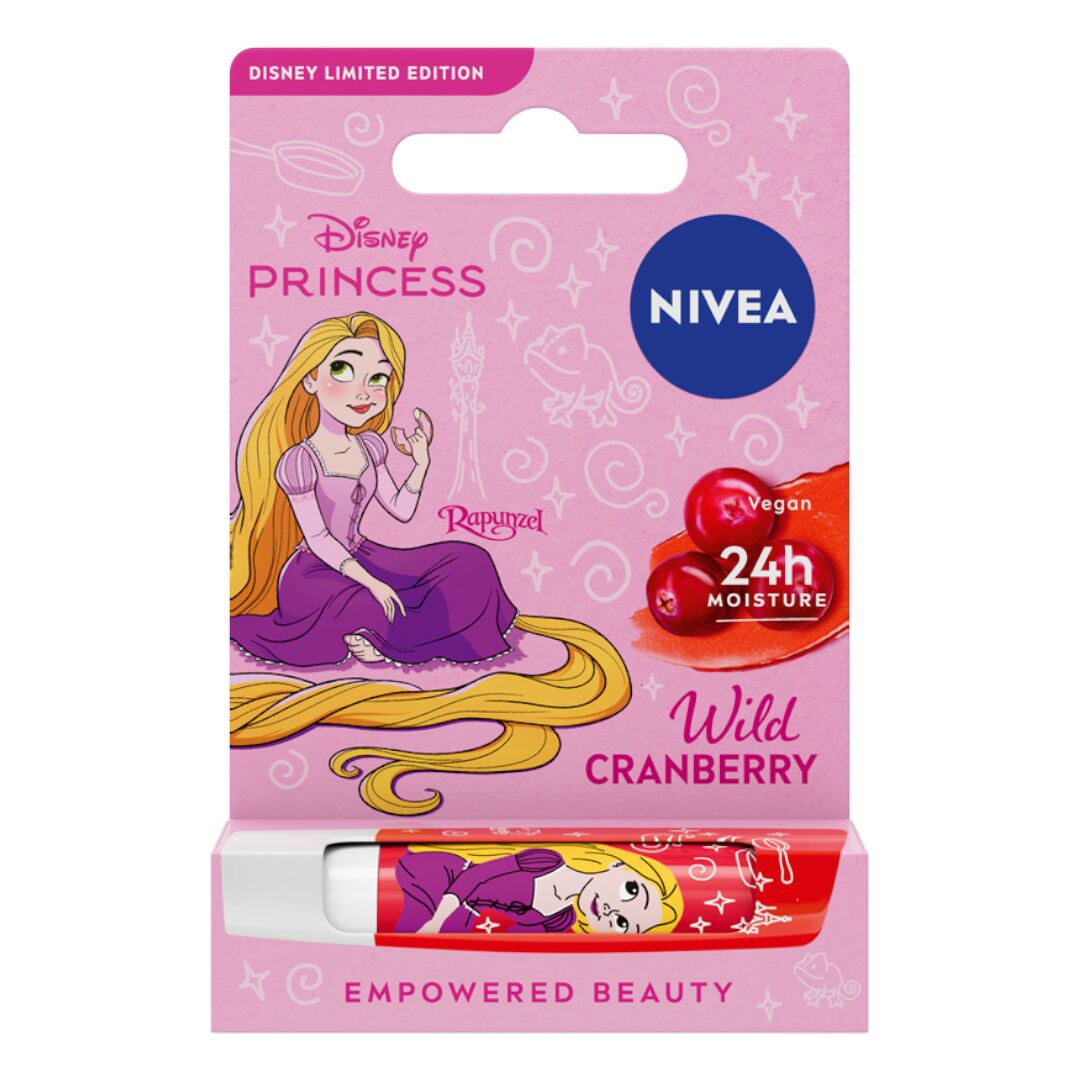 NIVEA Wild Cranberry - Disney Pielęgnująca pomadka, 4,8 g